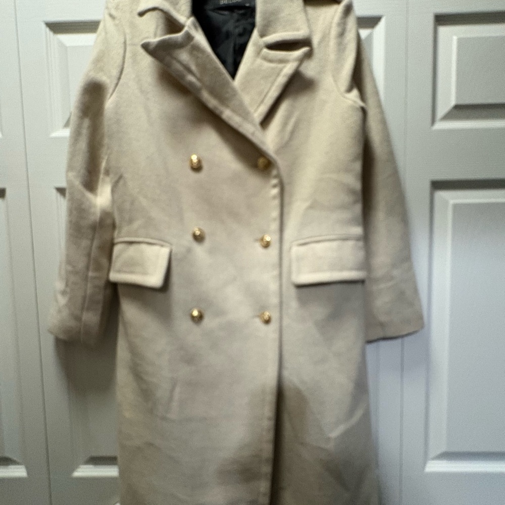 Deluc long cream coat